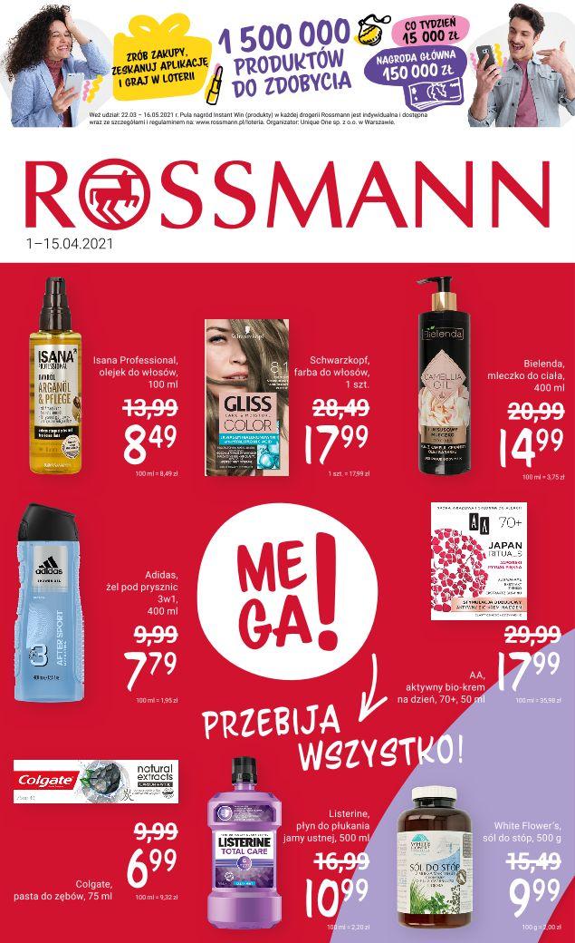 Gazetka promocyjna Rossmann do 15/04/2021 str.1
