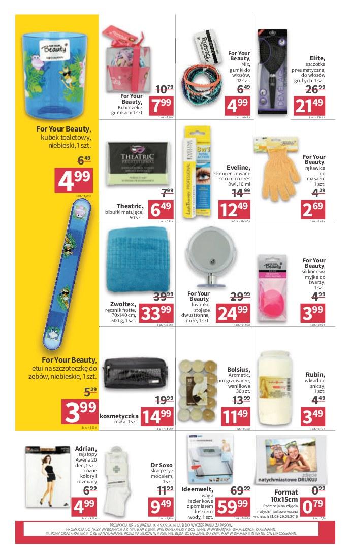 Gazetka promocyjna Rossmann do 19/09/2016 str.14