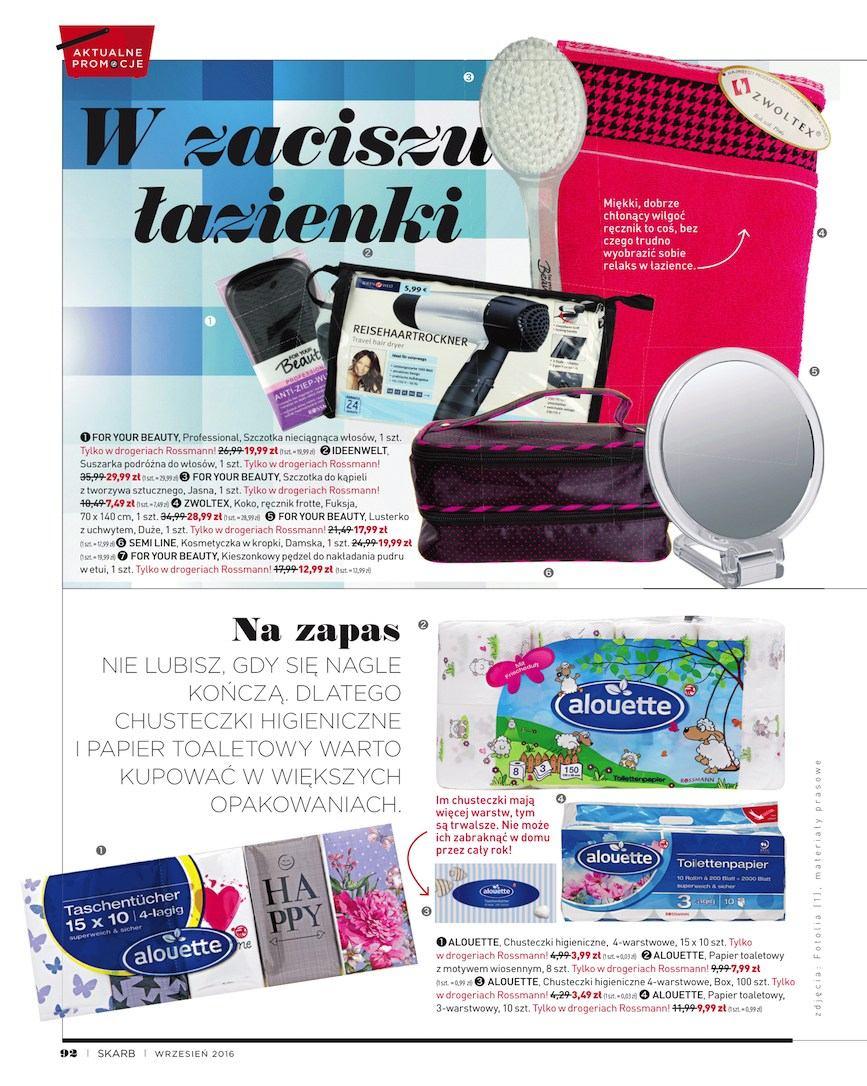 Gazetka promocyjna Rossmann do 30/09/2016 str.92