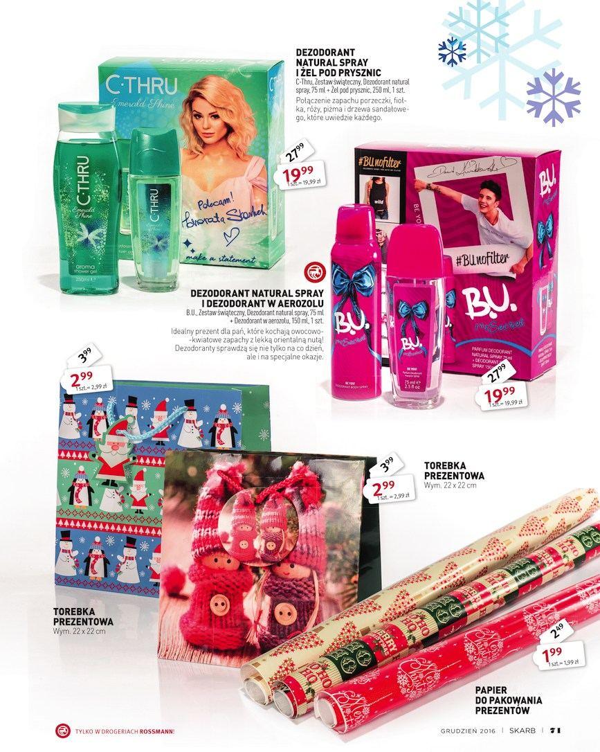 Gazetka promocyjna Rossmann do 31/12/2016 str.71