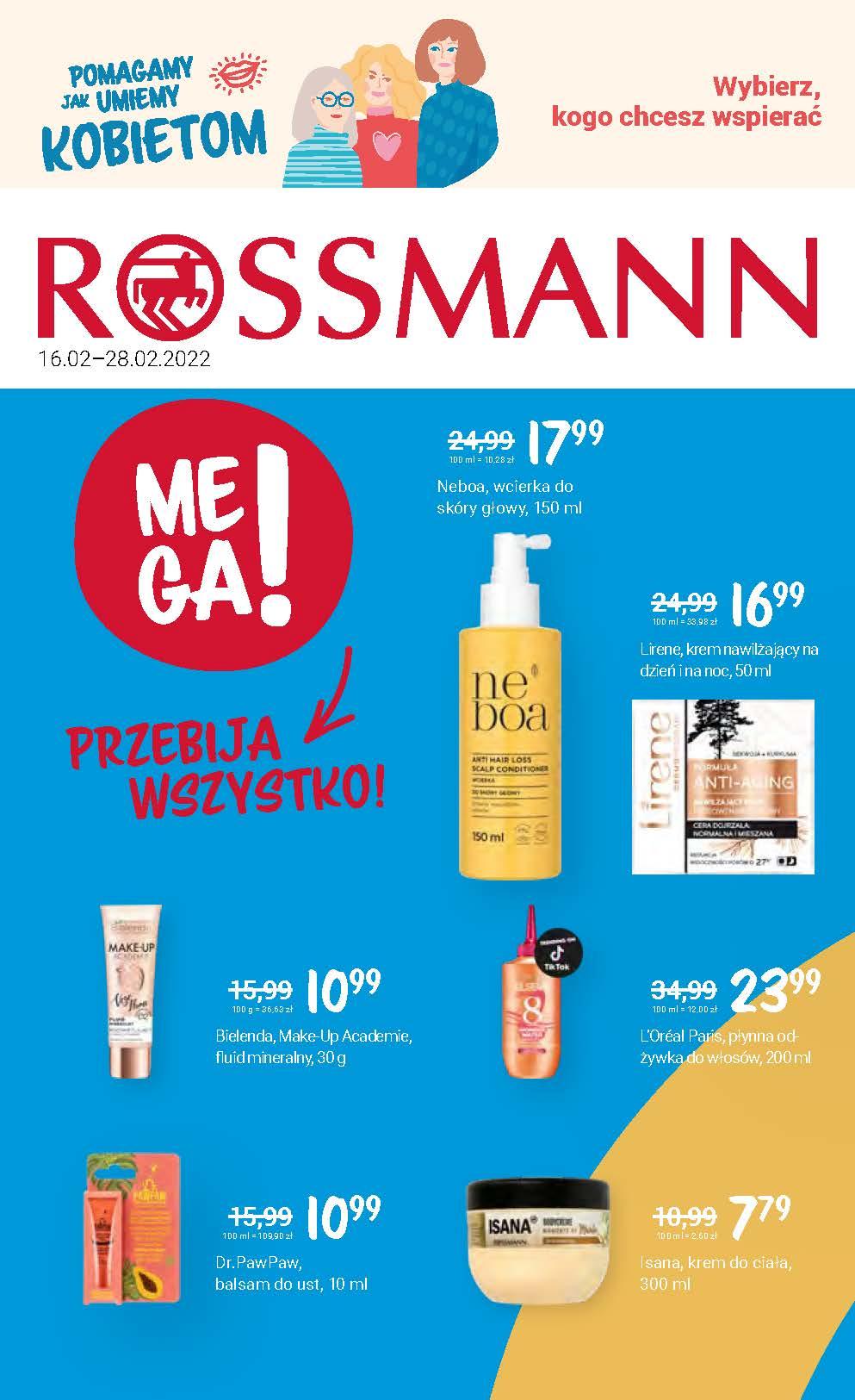 Gazetka promocyjna Rossmann do 28/02/2022 str.0