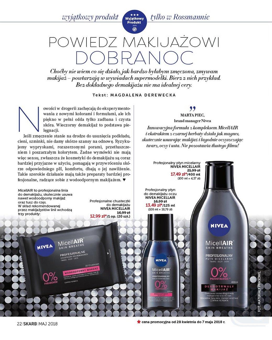 Gazetka promocyjna Rossmann do 31/05/2018 str.22