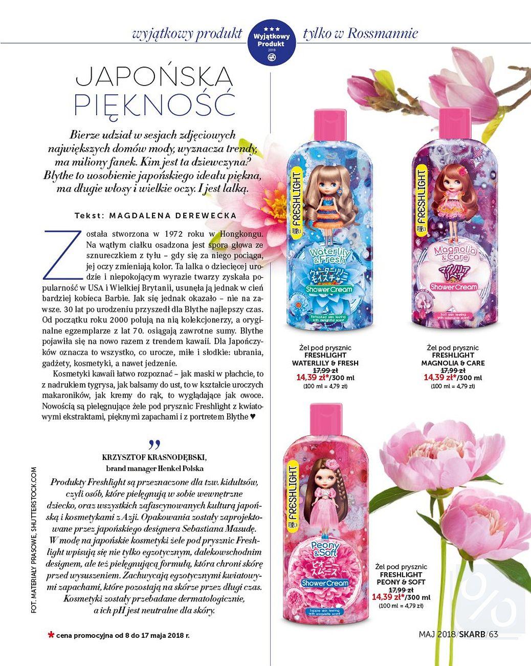 Gazetka promocyjna Rossmann do 31/05/2018 str.63