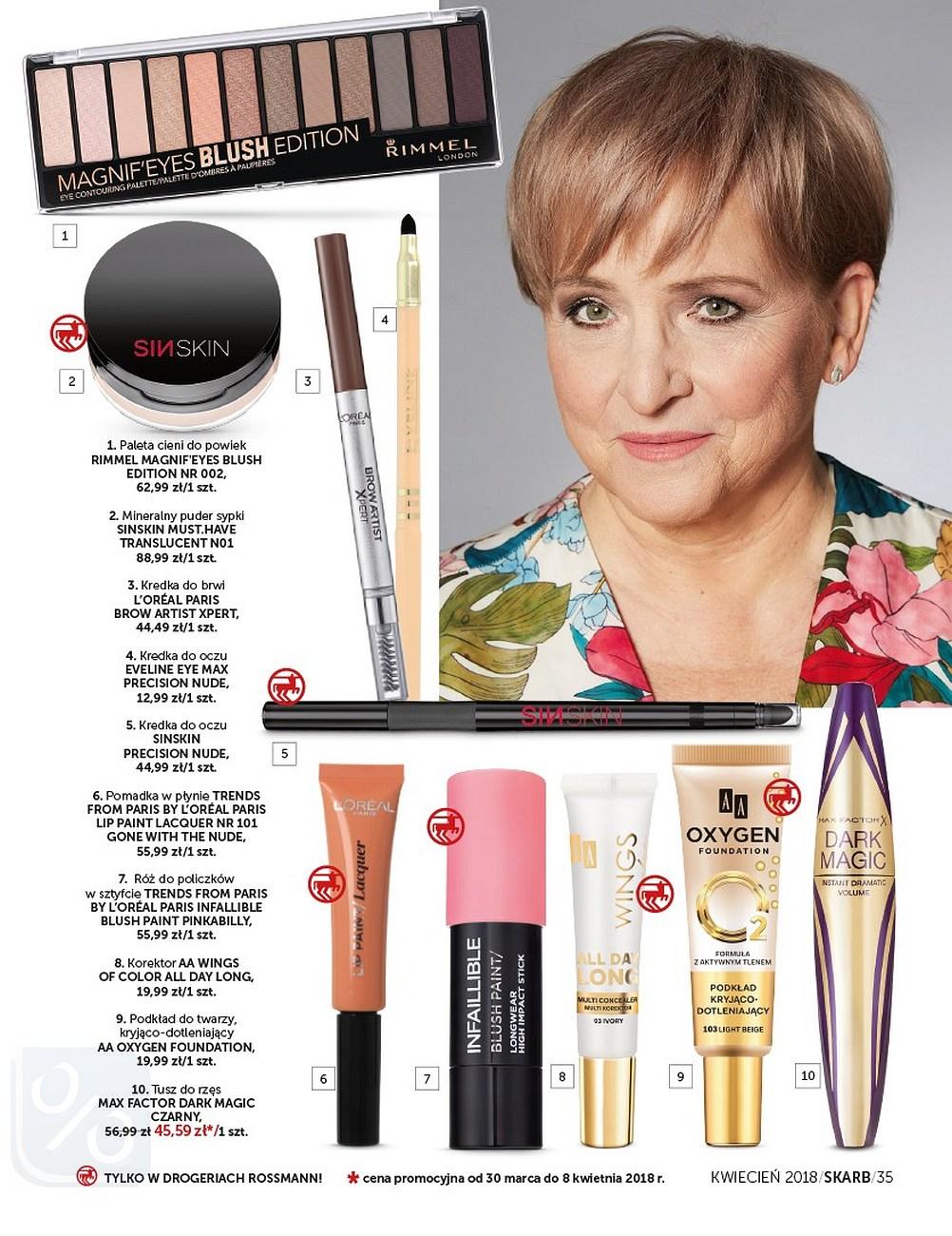 Gazetka promocyjna Rossmann do 30/04/2018 str.35