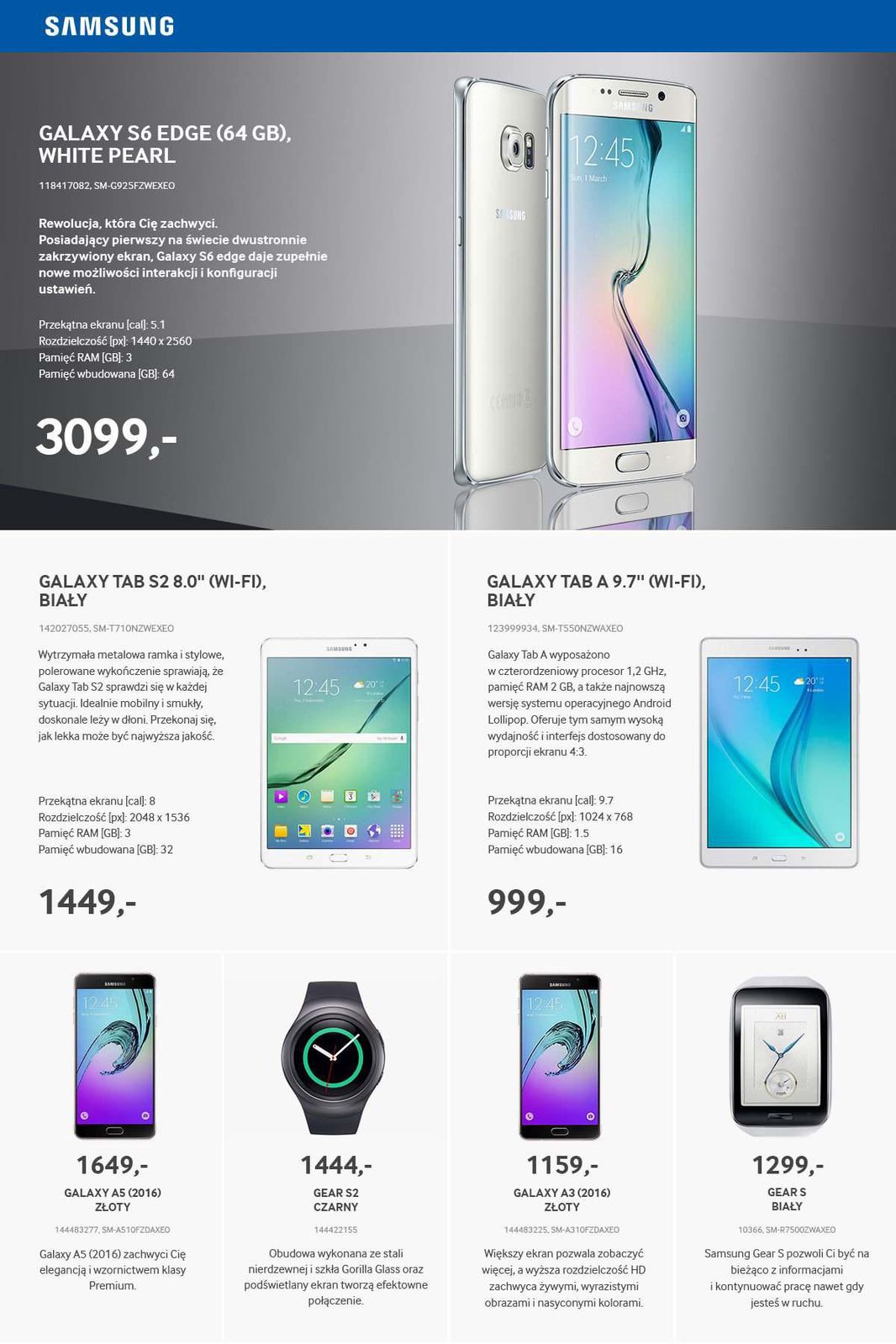 Gazetka promocyjna Samsung Brand Store do 31/03/2016 str.2