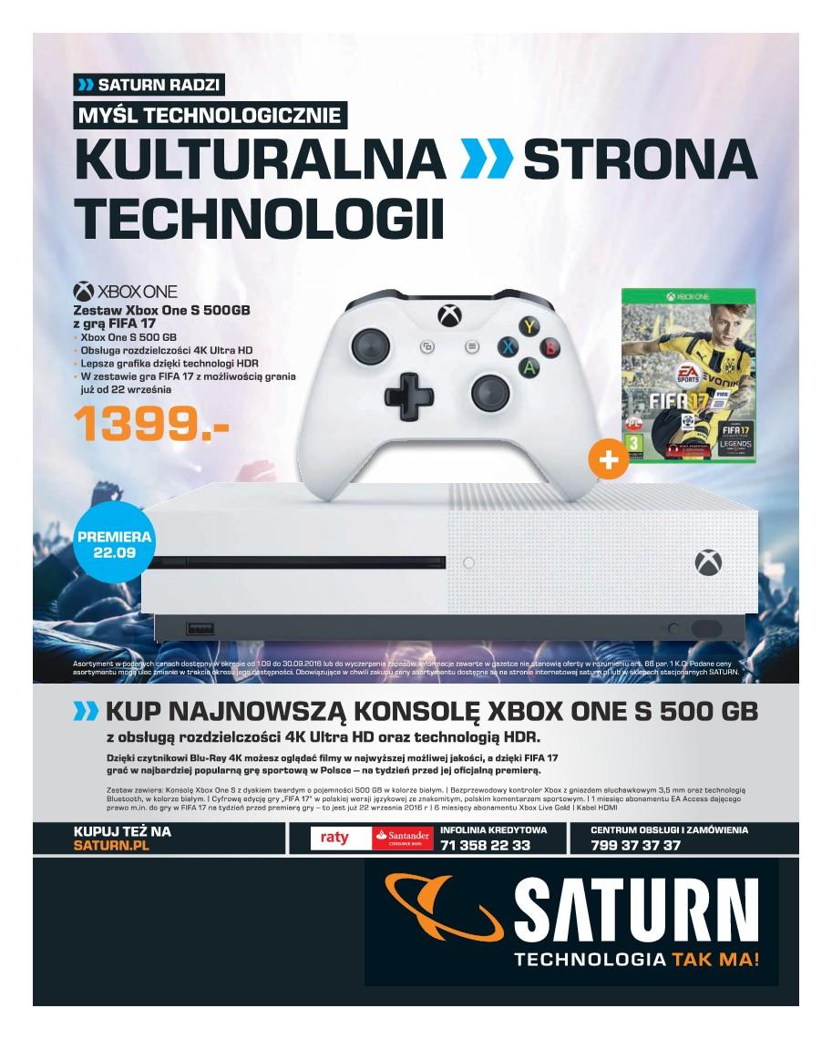 Gazetka promocyjna Saturn do 30/09/2016 str.0