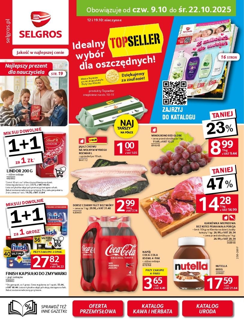 Gazetka promocyjna Selgros do 22/10/2025 str.1