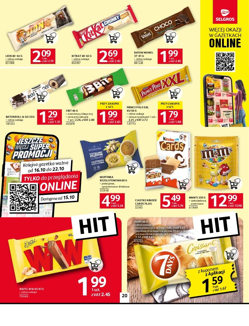 Gazetka promocyjna Selgros do 22/10/2025 str.20