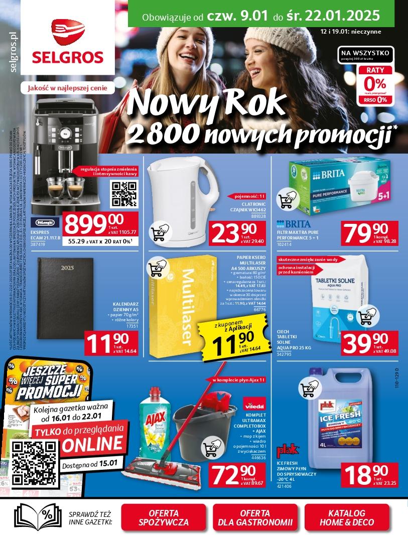 Gazetka promocyjna Selgros do 22/01/2025 str.1