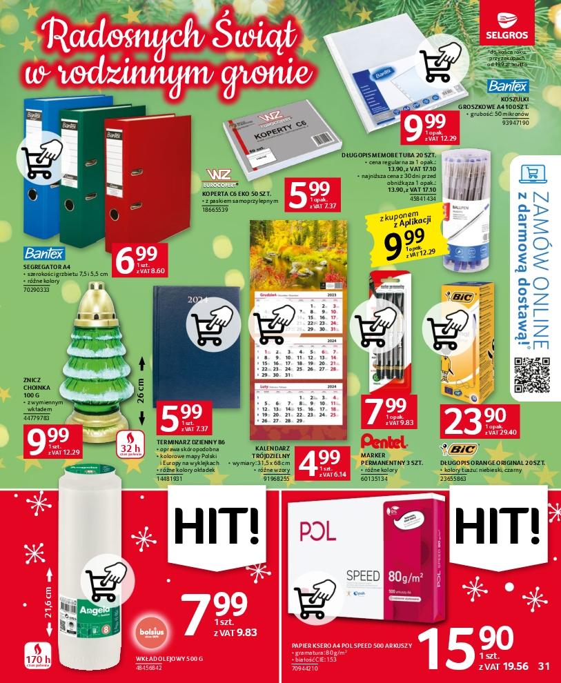 Gazetka promocyjna Selgros do 13/12/2023 str.31