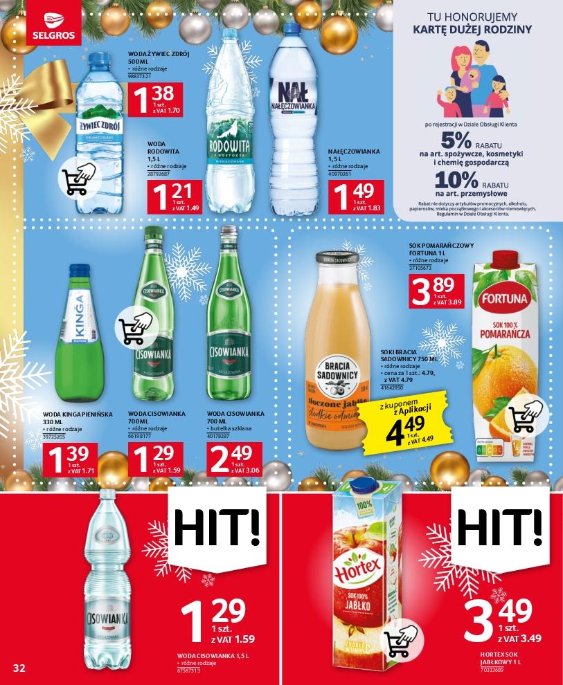 Gazetka promocyjna Selgros do 23/12/2023 str.32