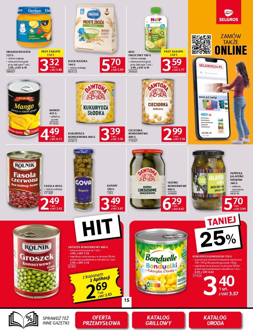 Gazetka promocyjna Selgros do 21/05/2025 str.15