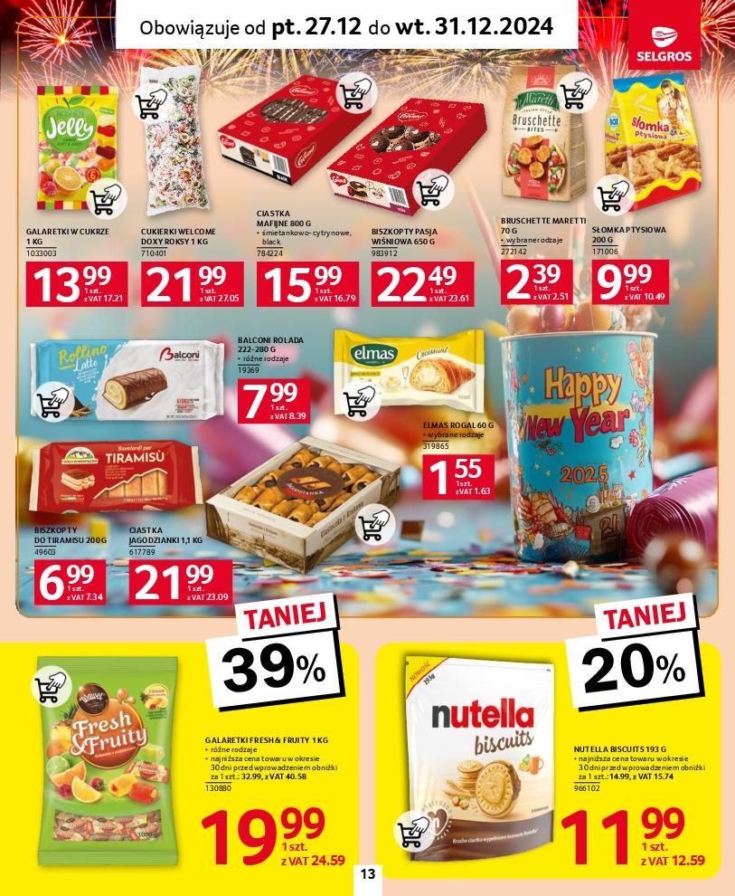 Gazetka promocyjna Selgros do 31/12/2024 str.13