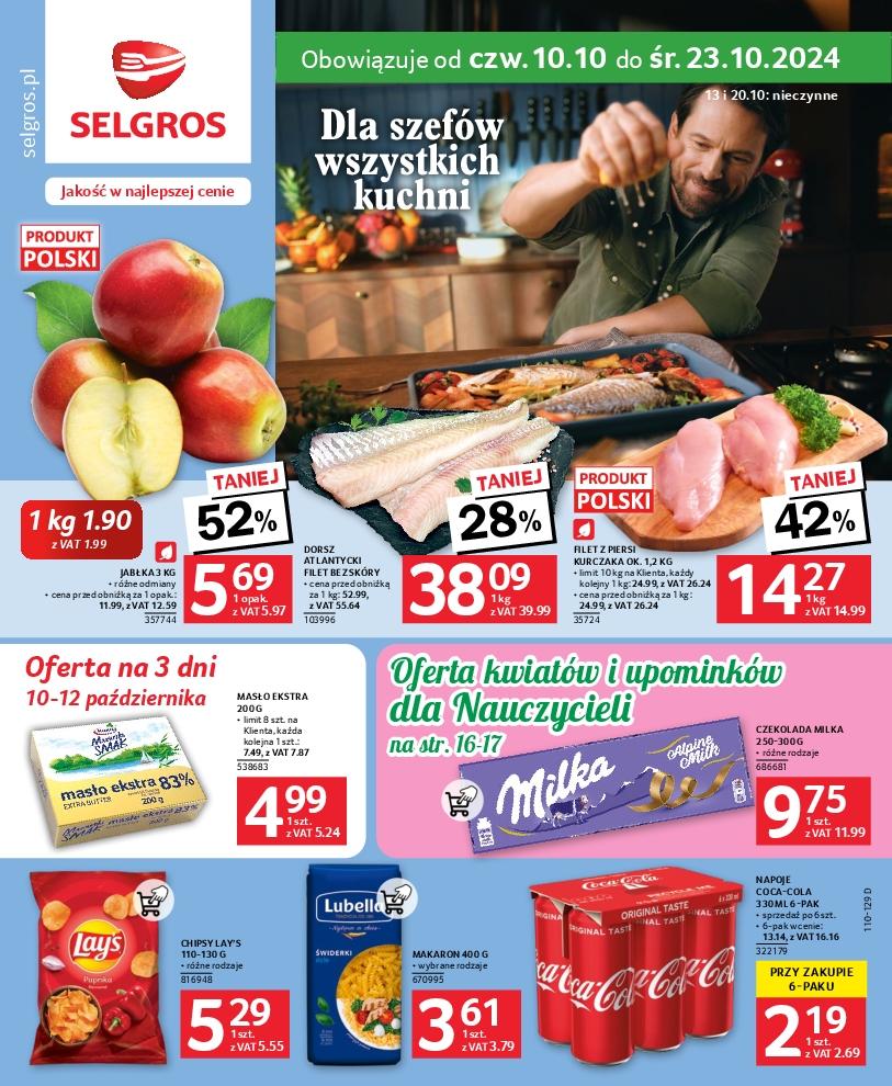 Gazetka promocyjna Selgros do 23/10/2024 str.1