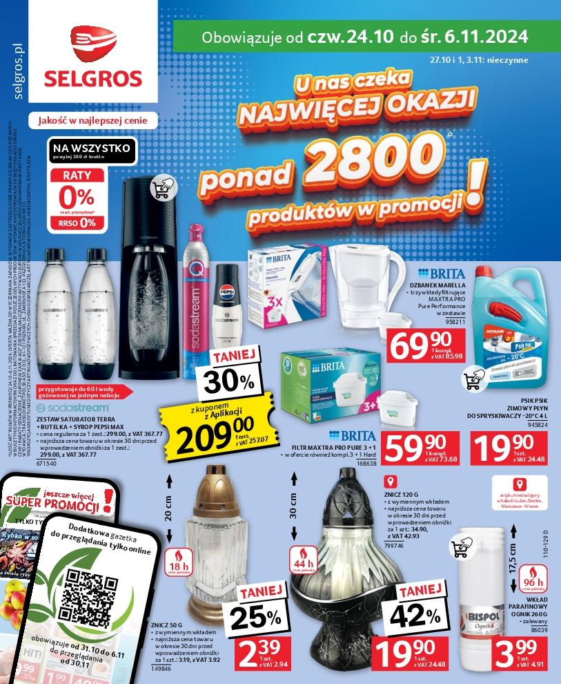 Gazetka promocyjna Selgros do 06/11/2024 str.1