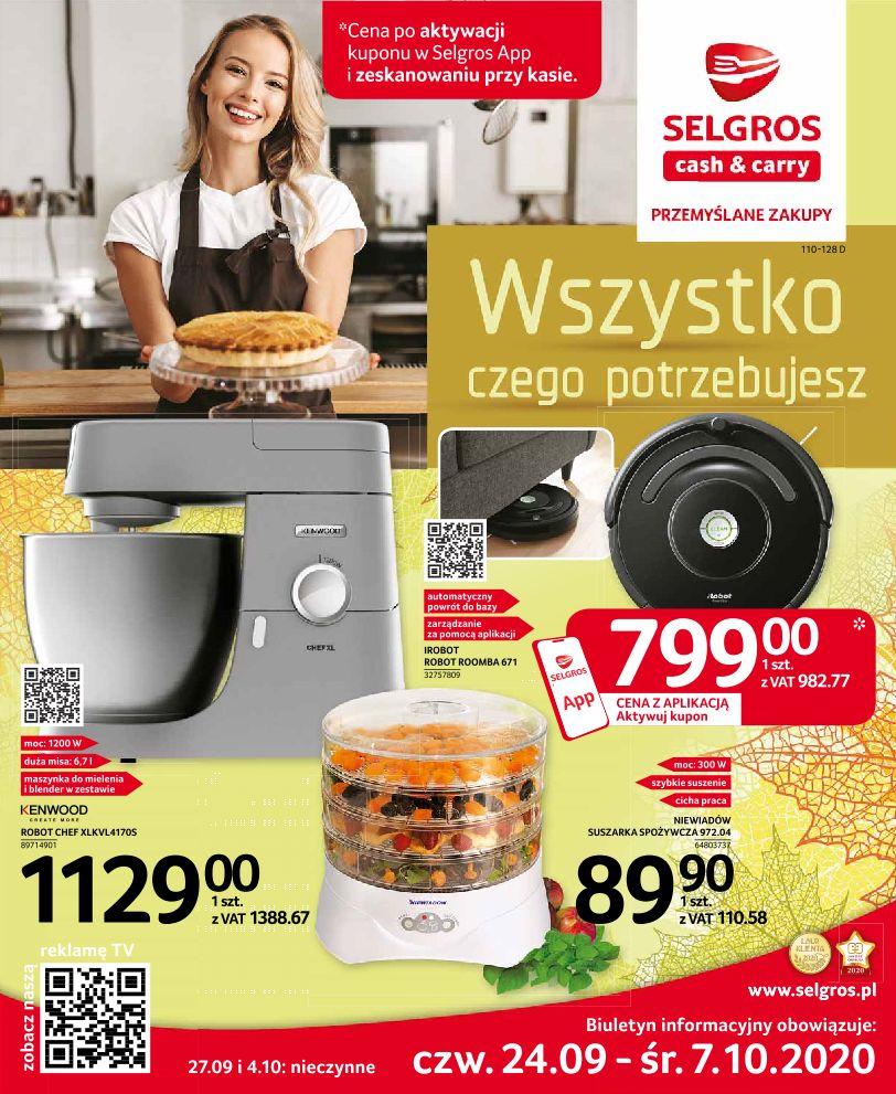 Gazetka promocyjna Selgros do 07/10/2020 str.1