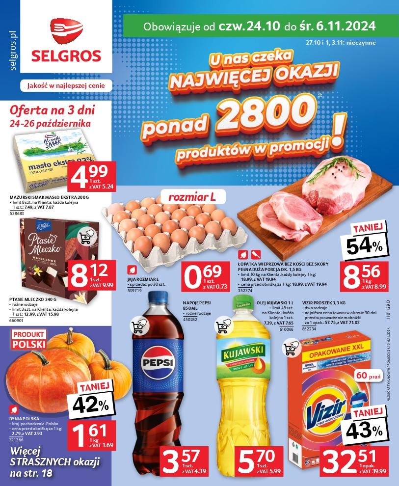 Gazetka promocyjna Selgros do 06/11/2024 str.1