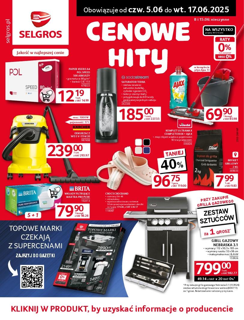 Gazetka promocyjna Selgros do 17/06/2025 str.1