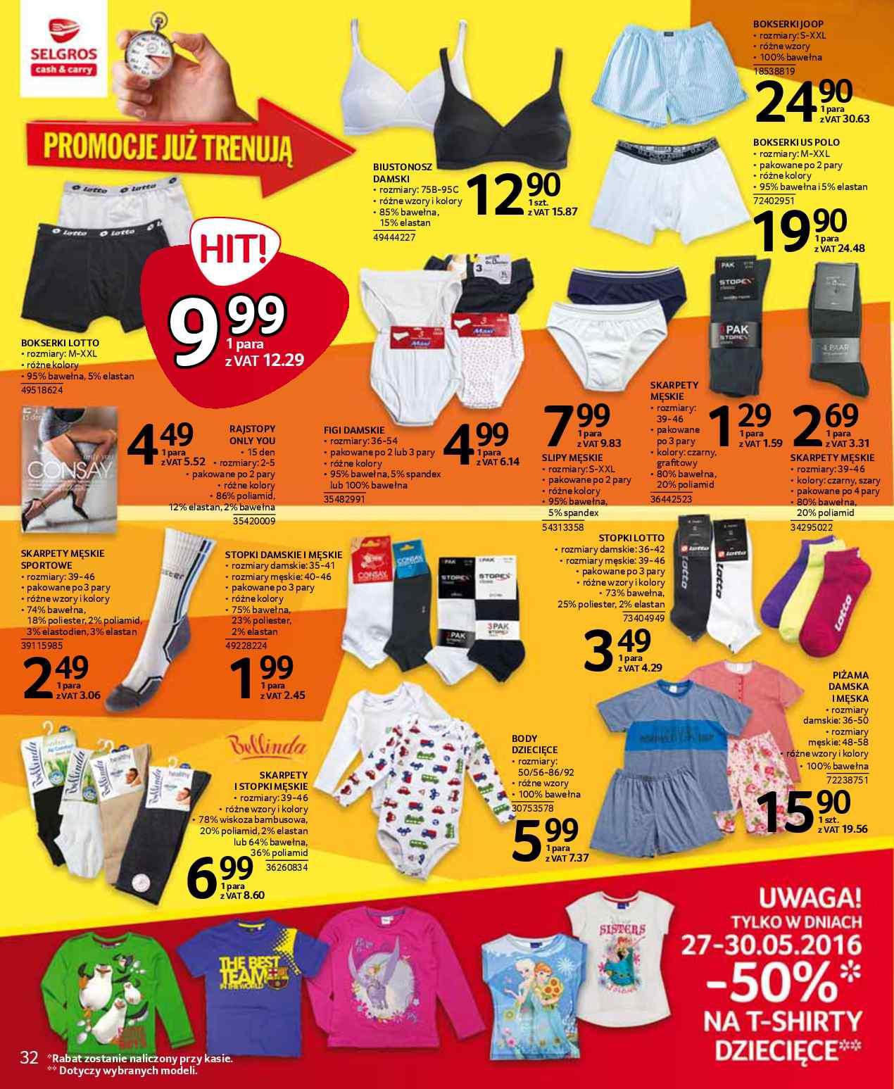 Gazetka promocyjna Selgros do 06/06/2016 str.32