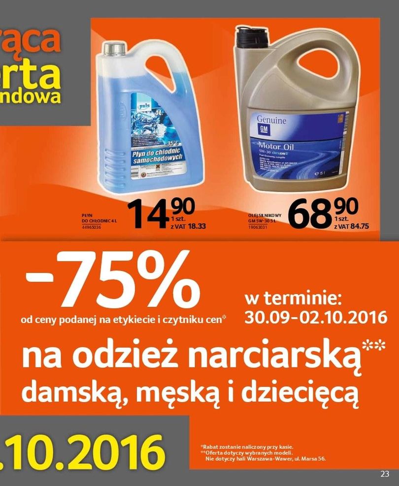 Gazetka promocyjna Selgros do 10/10/2016 str.23