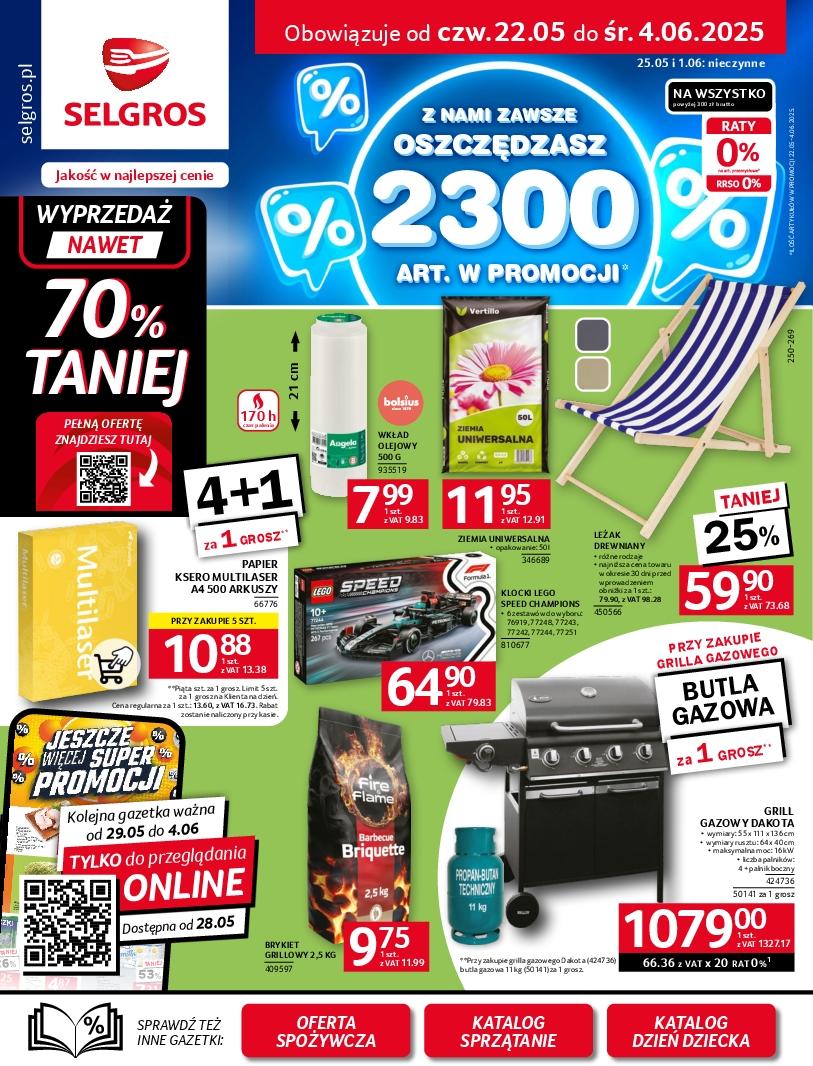 Gazetka promocyjna Selgros do 04/06/2025 str.1