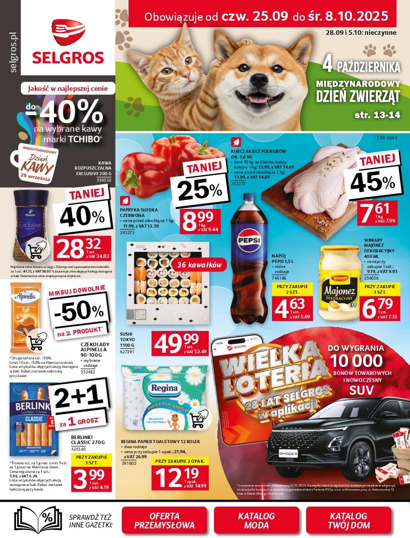 Gazetka promocyjna Selgros do 08/10/2025 str.1