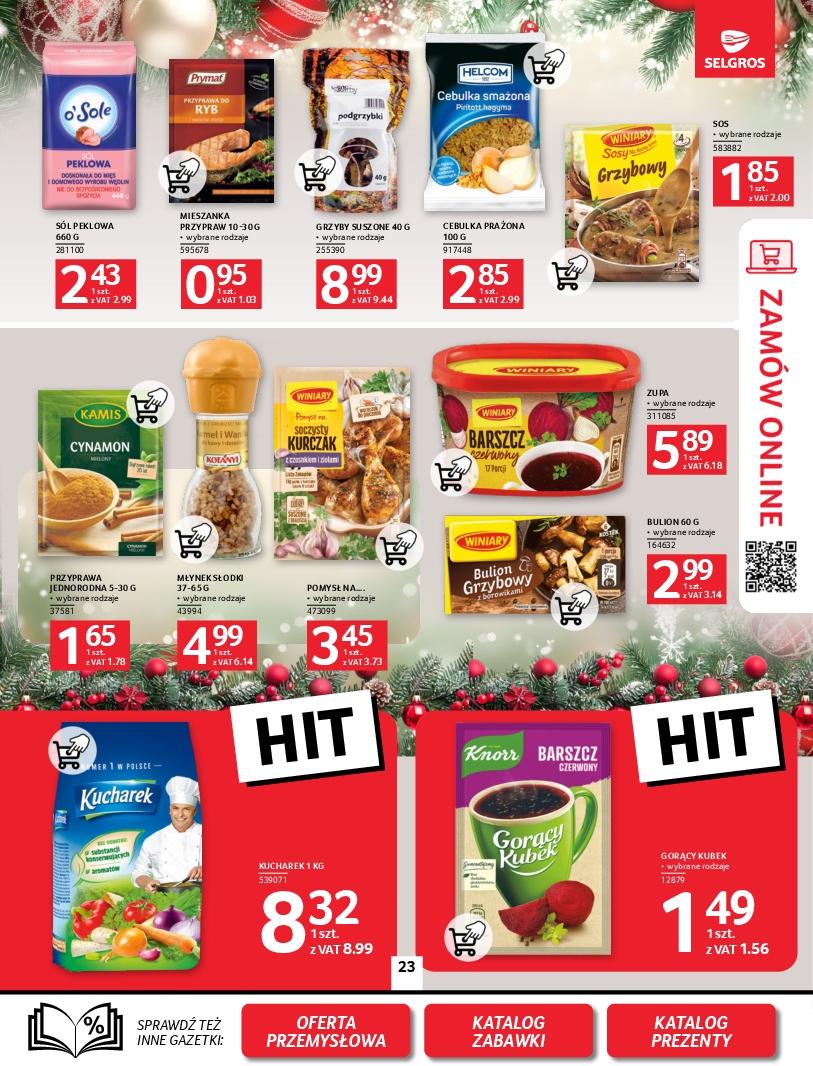 Gazetka promocyjna Selgros do 18/12/2024 str.23