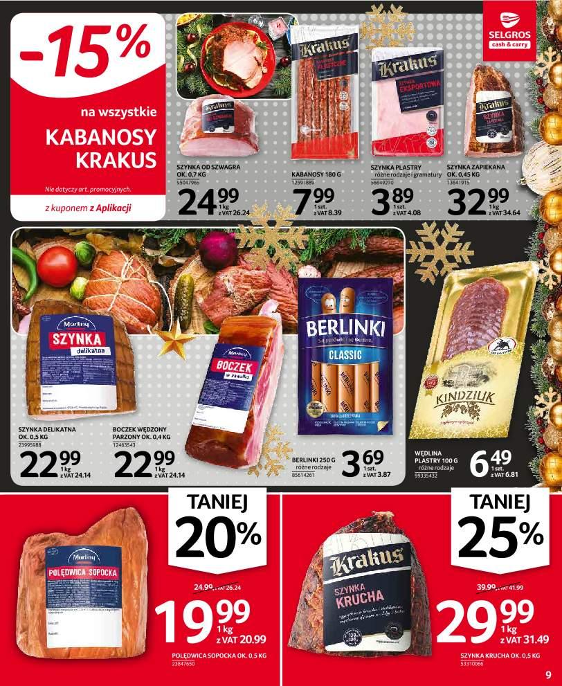 Gazetka promocyjna Selgros do 24/12/2021 str.9