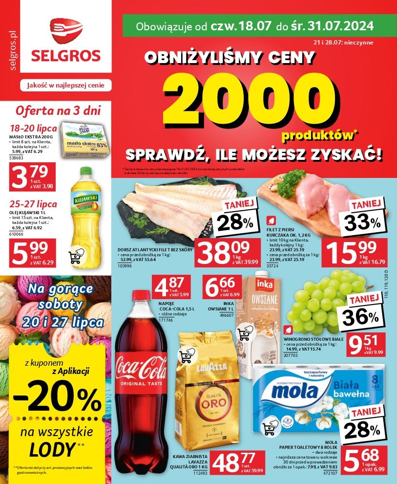 Gazetka promocyjna Selgros do 31/07/2024 str.1