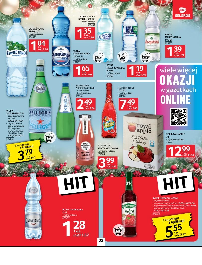 Gazetka promocyjna Selgros do 18/12/2024 str.32