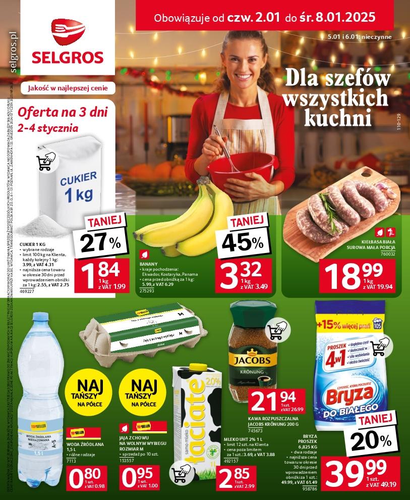 Gazetka promocyjna Selgros do 08/01/2025 str.1