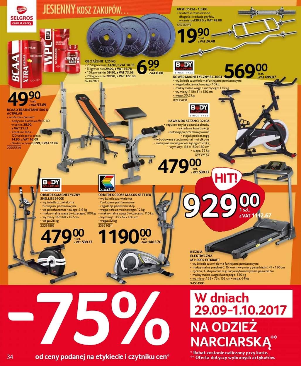 Gazetka promocyjna Selgros do 09/10/2017 str.34