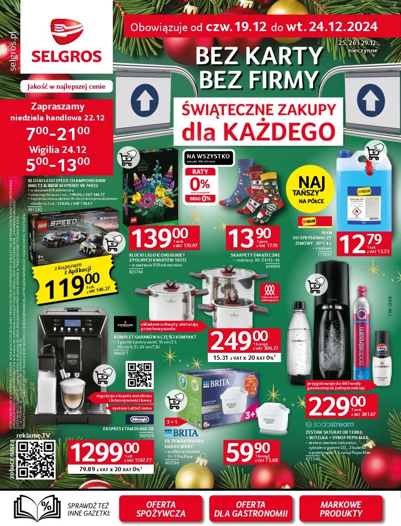 Gazetka promocyjna Selgros do 24/12/2024 str.1