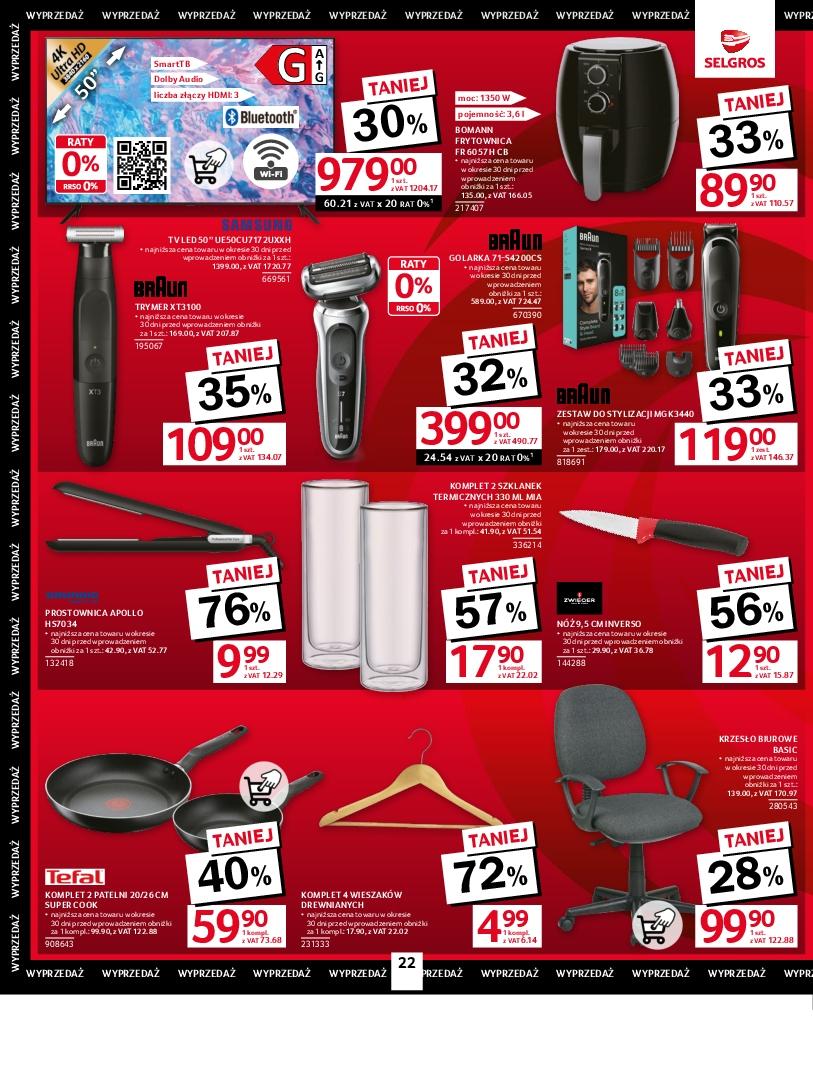 Gazetka promocyjna Selgros do 21/05/2025 str.22