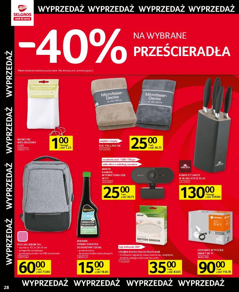 Gazetka promocyjna Selgros do 19/04/2023 str.28