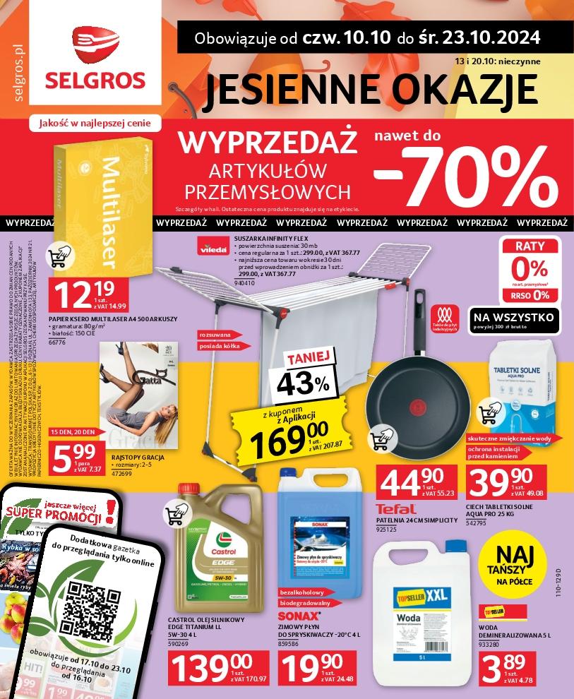 Gazetka promocyjna Selgros do 23/10/2024 str.1