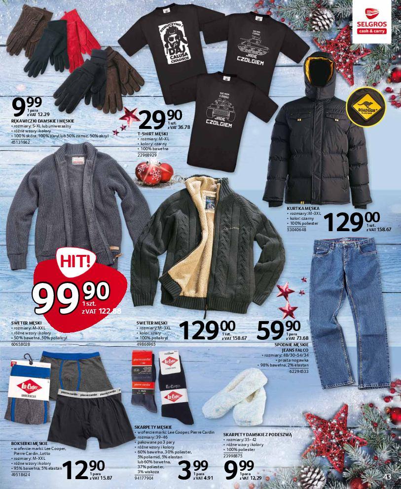 Gazetka promocyjna Selgros do 19/12/2016 str.43