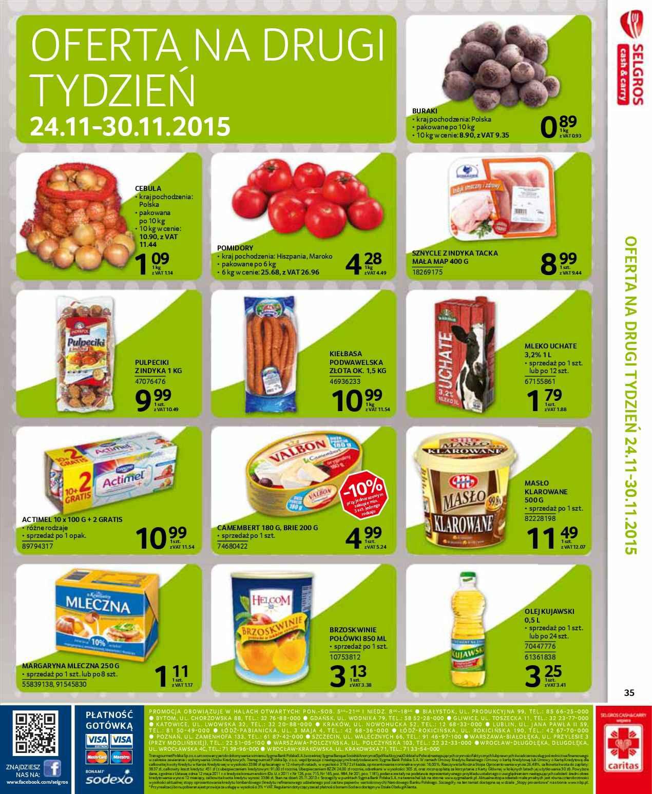 Gazetka promocyjna Selgros do 30/11/2015 str.33