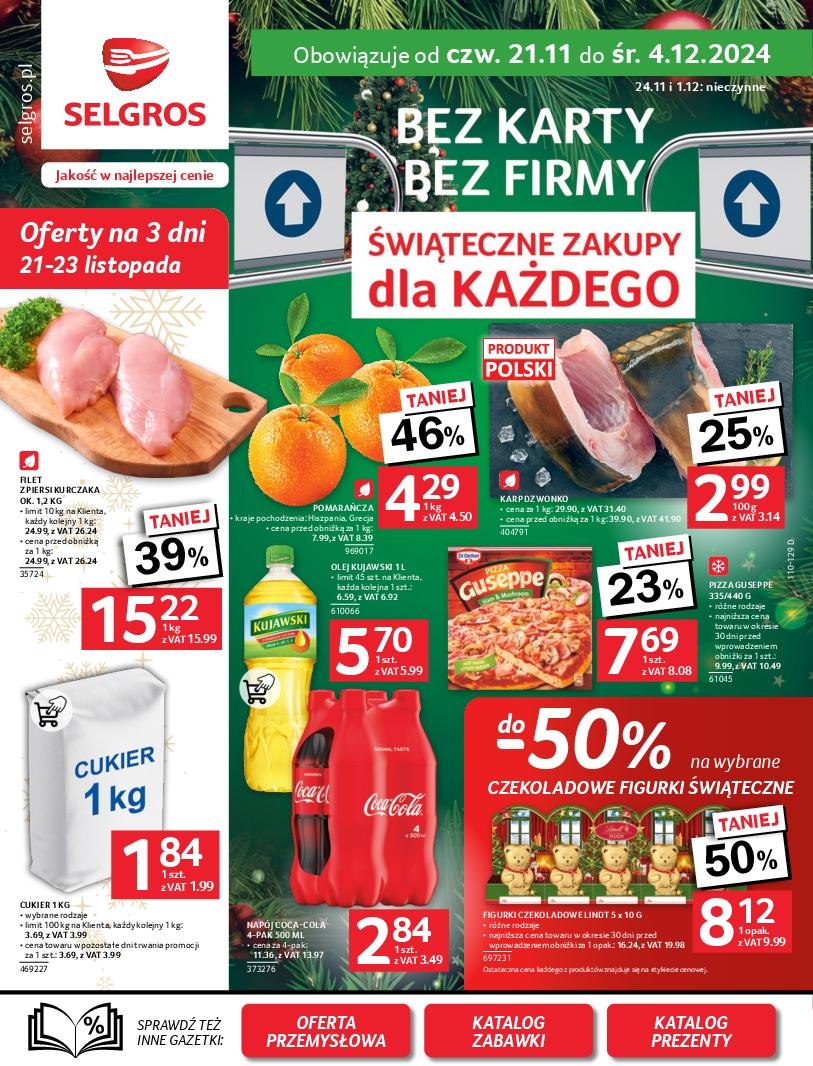 Gazetka promocyjna Selgros do 04/12/2024 str.1