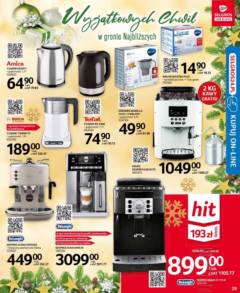 Gazetka promocyjna Selgros do 15/12/2019 str.39