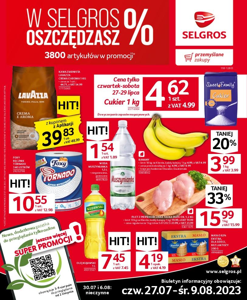 Gazetka promocyjna Selgros do 09/08/2023 str.1