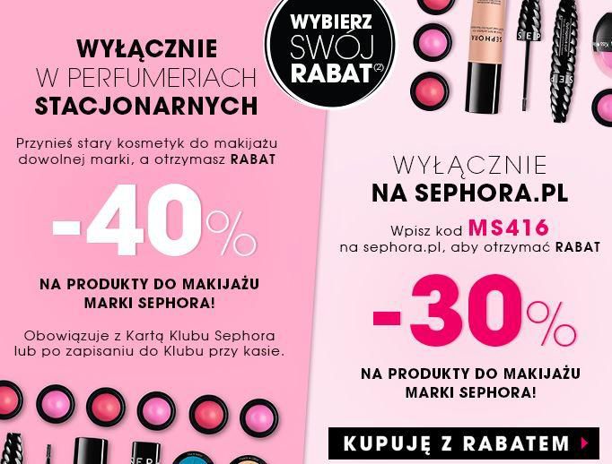 Gazetka promocyjna Sephora do 30/04/2016 str.1