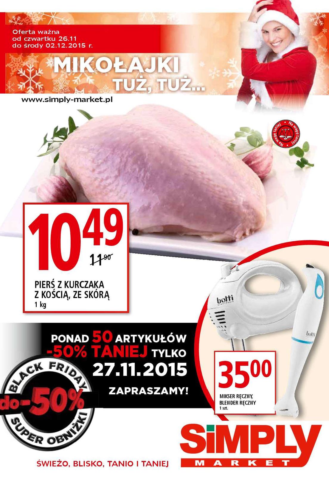 Gazetka promocyjna Simply Market do 02/12/2015 str.0