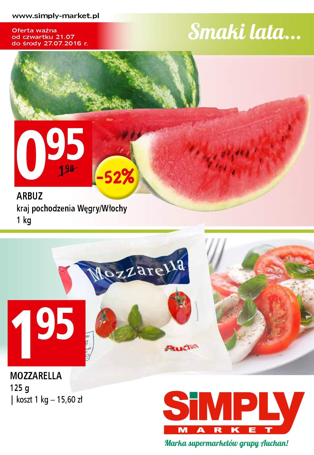Gazetka promocyjna Simply Market do 27/07/2016 str.0