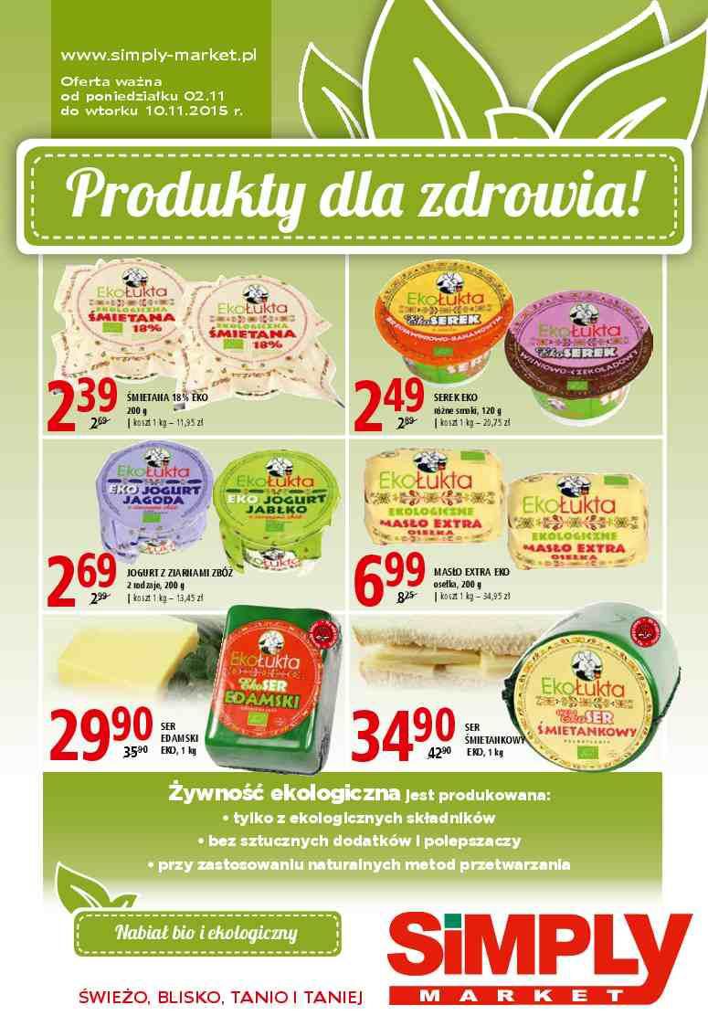 Gazetka promocyjna Simply Market do 10/11/2015 str.0