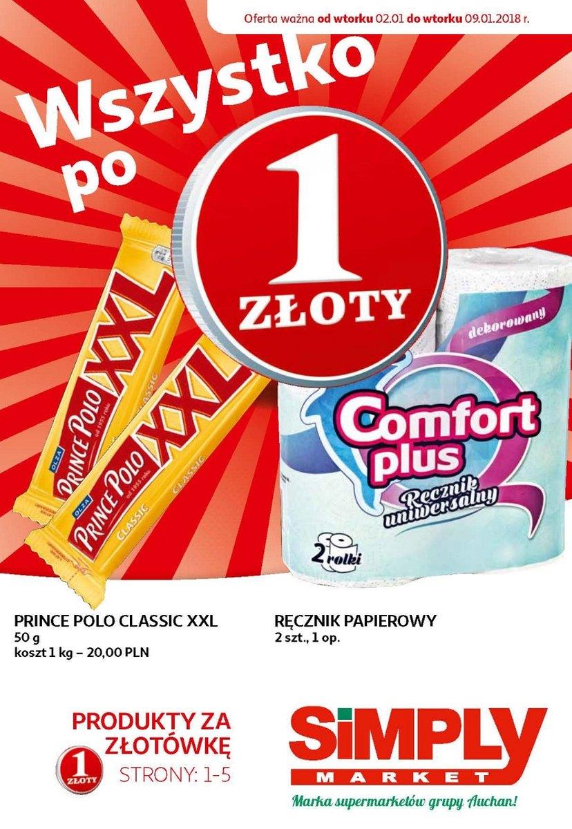 Gazetka promocyjna Simply Market do 09/01/2018 str.0