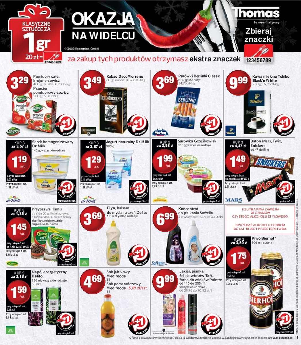 Gazetka promocyjna Stokrotka do 13/12/2017 str.15