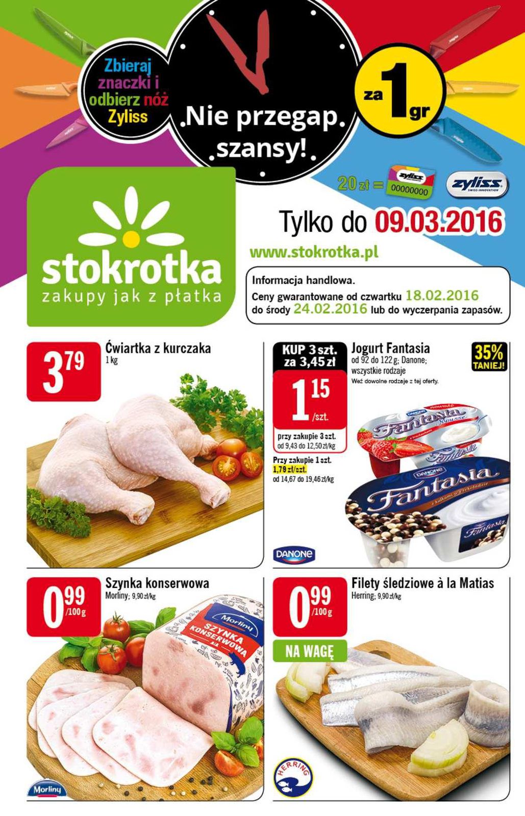 Gazetka promocyjna Stokrotka do 24/02/2016 str.1