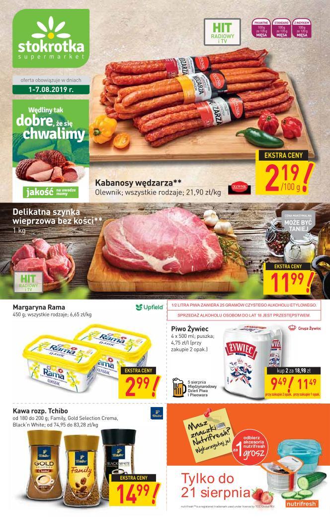 Gazetka promocyjna Stokrotka do 07/08/2019 str.1