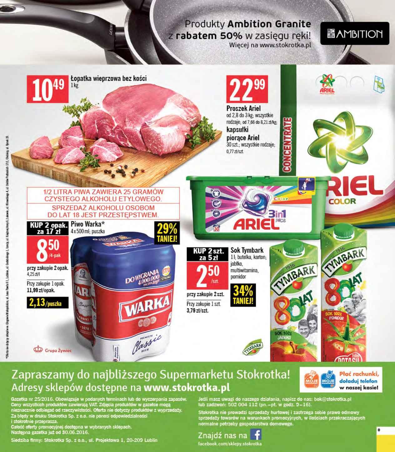 Gazetka promocyjna Stokrotka do 29/06/2016 str.16